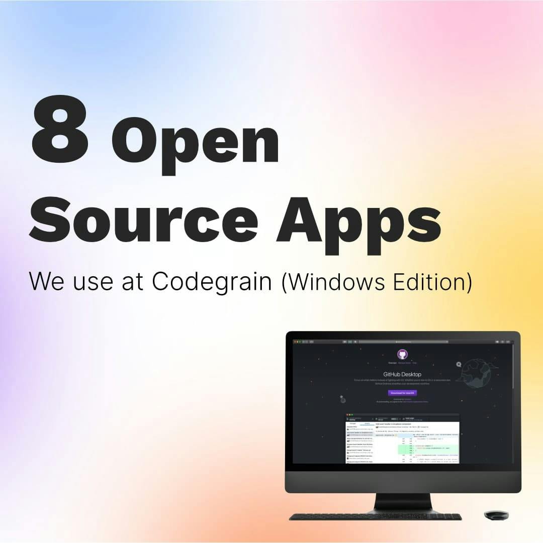 Open Source Apps for Windows